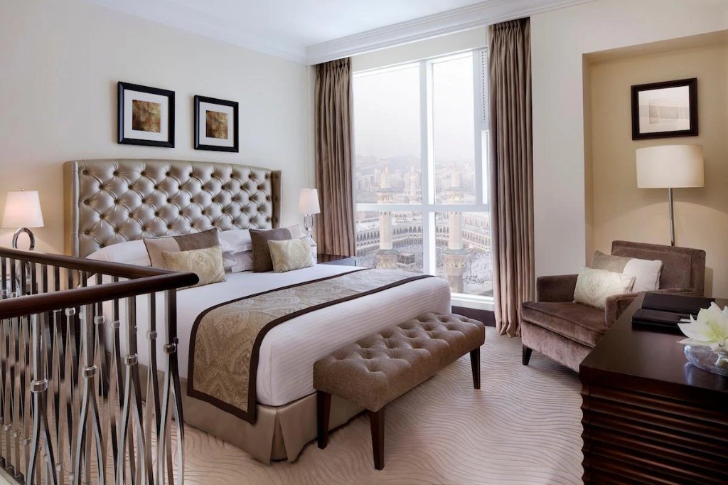 5-star VIP package — Fairmont Clock Tower Makkah room with Haram view